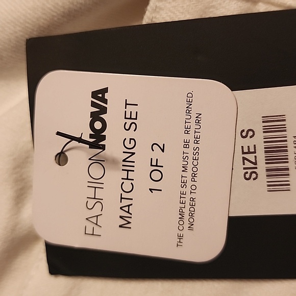 Fashion Nova White Lace-Up Jumpsuit - Picture 4 of 7